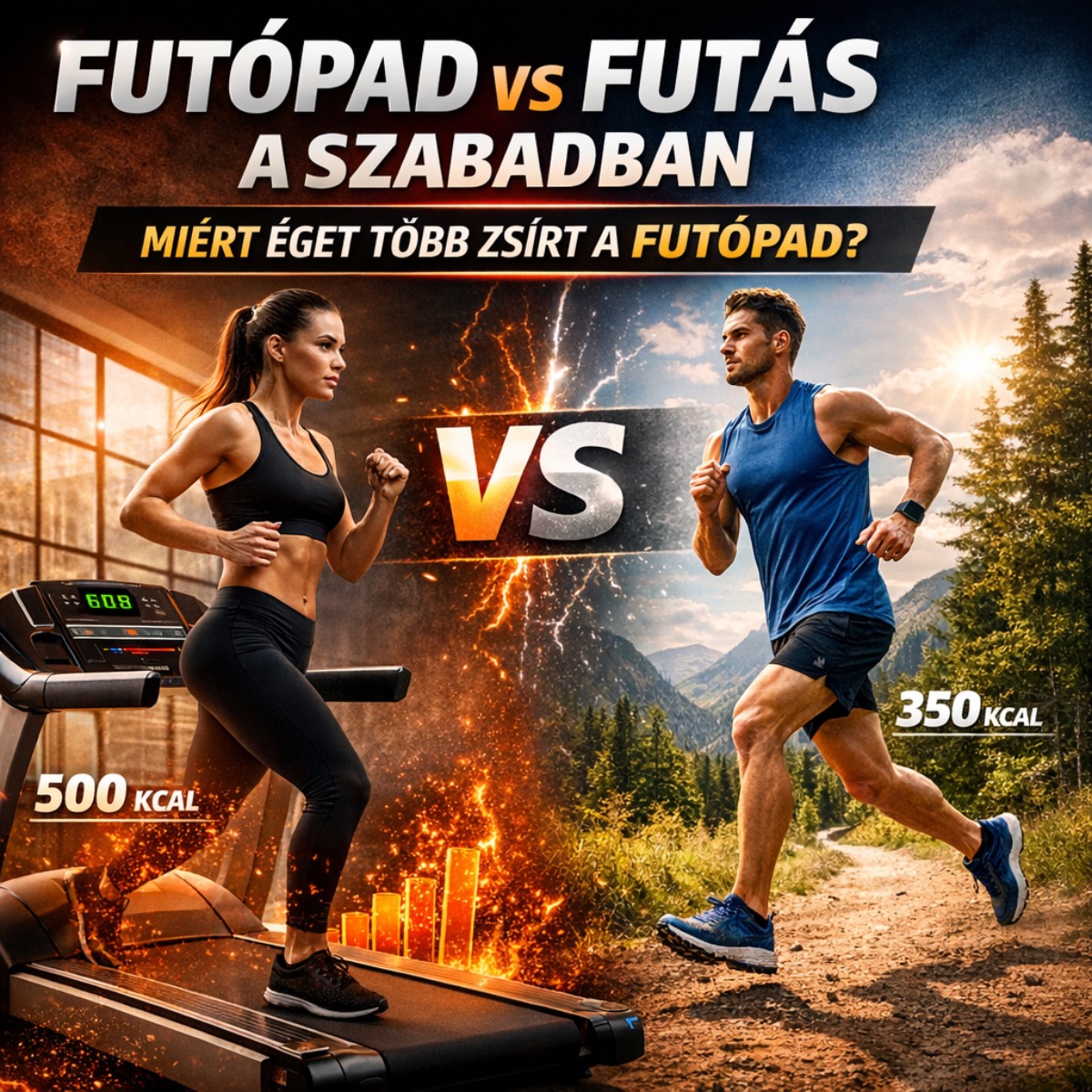 Futópad vs Futás a Szabadban – Miért hatékonyabb a futópad a zsírégetéshez és a rendszeres fogyáshoz