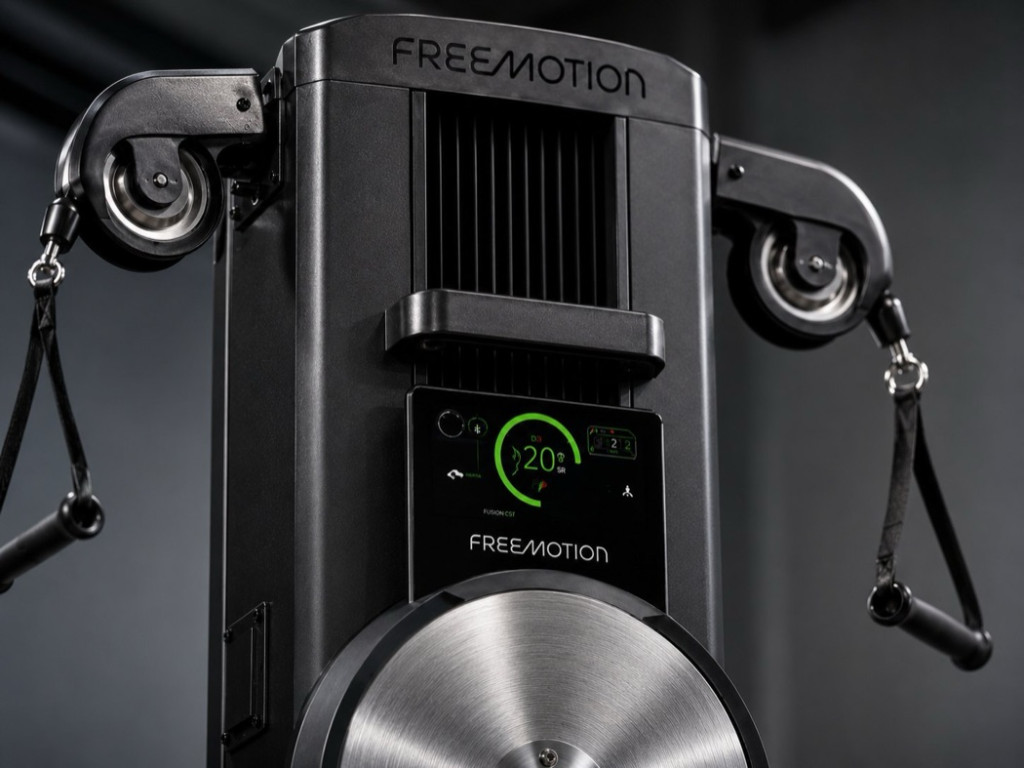 Freemotion Fusion CST LED kijelző és mágneses ellenállás közelről